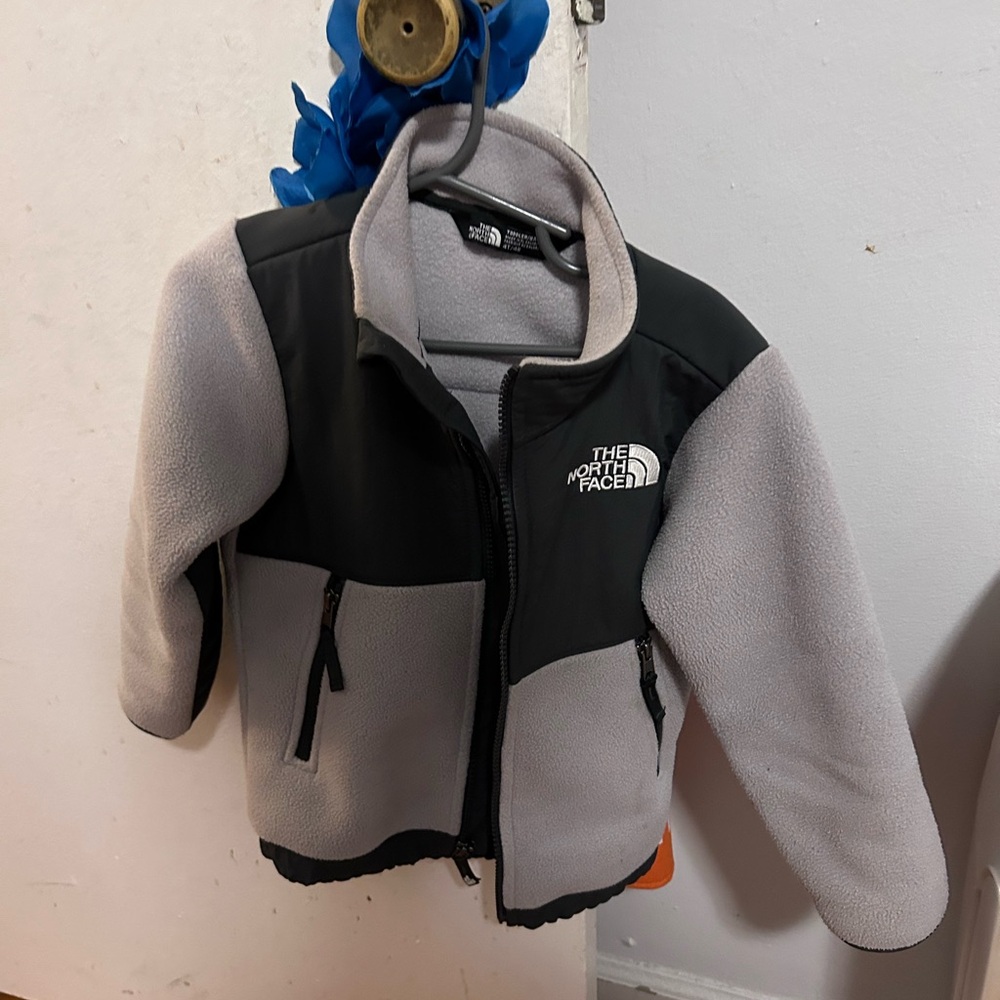 The North Face Black and Gray Fleece Jacket